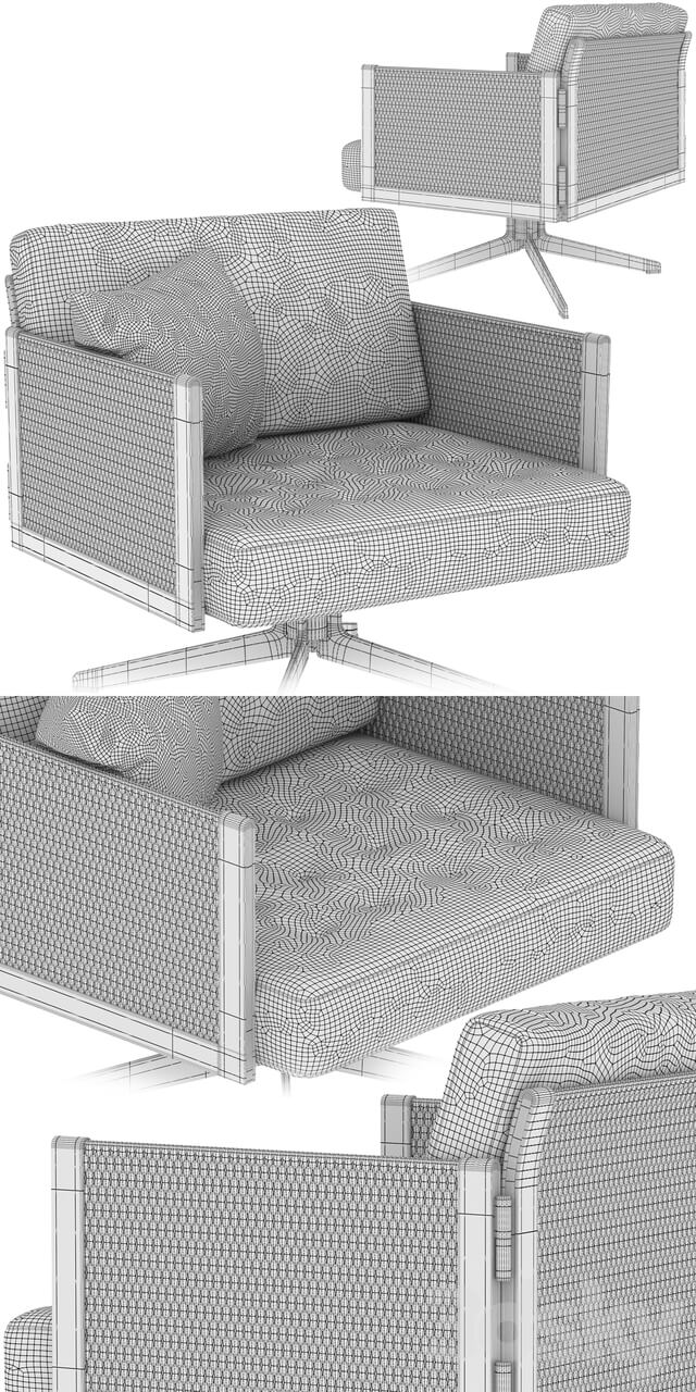Armchair Poltrona Frau Clayton