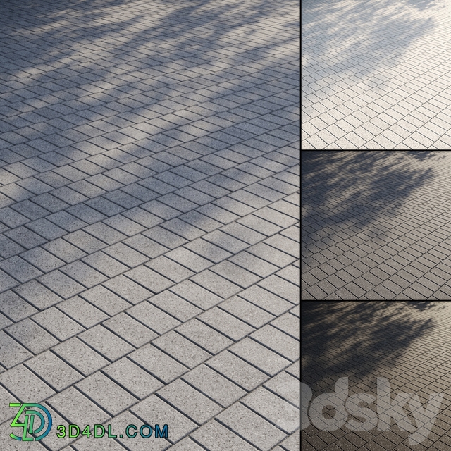 Granite paving slabs Type 4