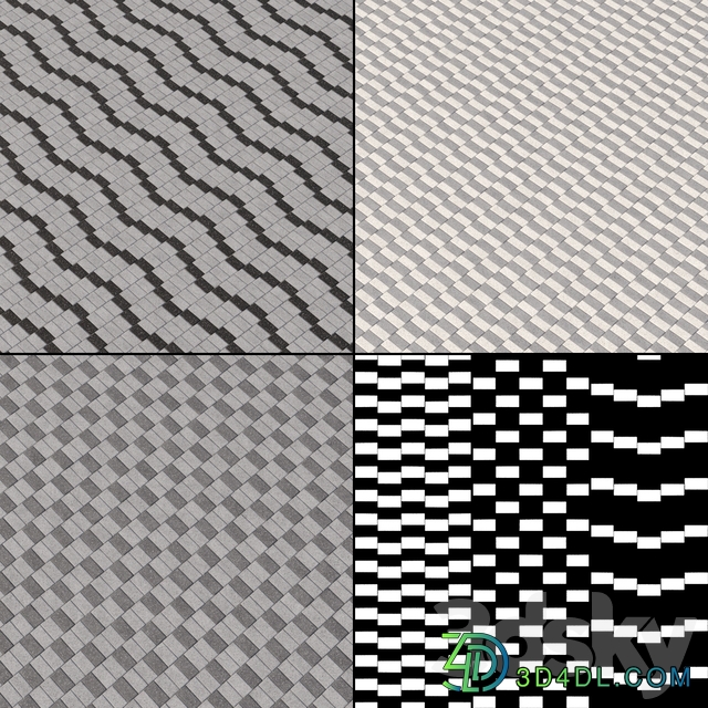 Granite paving slabs Type 4