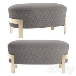 Cosmo Ottoman with metal legs 2 