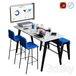 Steelcase B Free Conference Set 