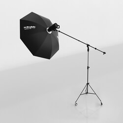 Lamp for the photographer Pro Softbox Technical lighting 3D Models 