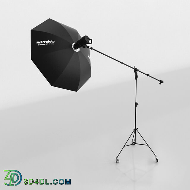 Lamp for the photographer Pro Softbox Technical lighting 3D Models