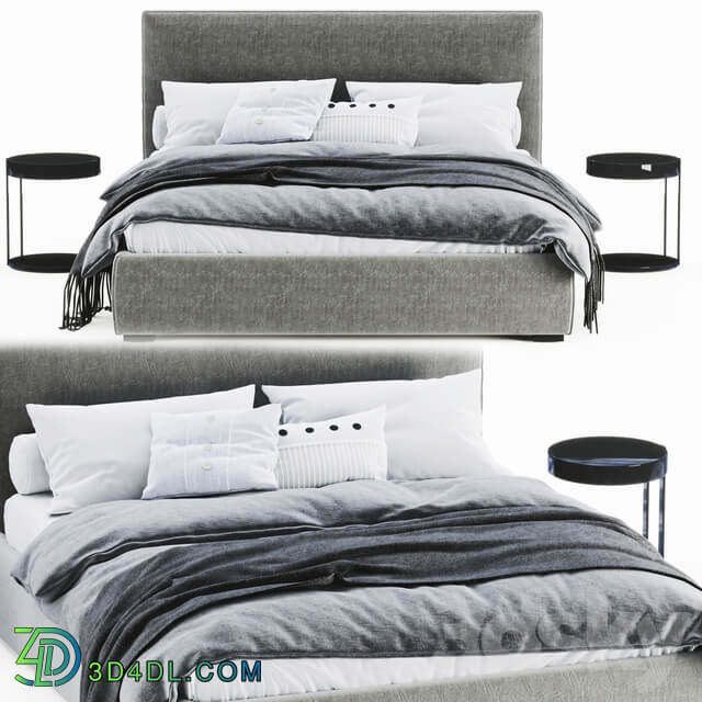 Bed Bed Meridiani Stone Plus