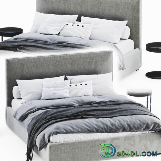 Bed Bed Meridiani Stone Plus