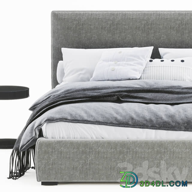 Bed Bed Meridiani Stone Plus