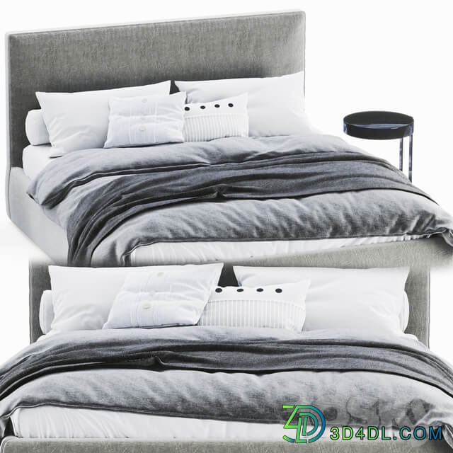 Bed Bed Meridiani Stone Plus