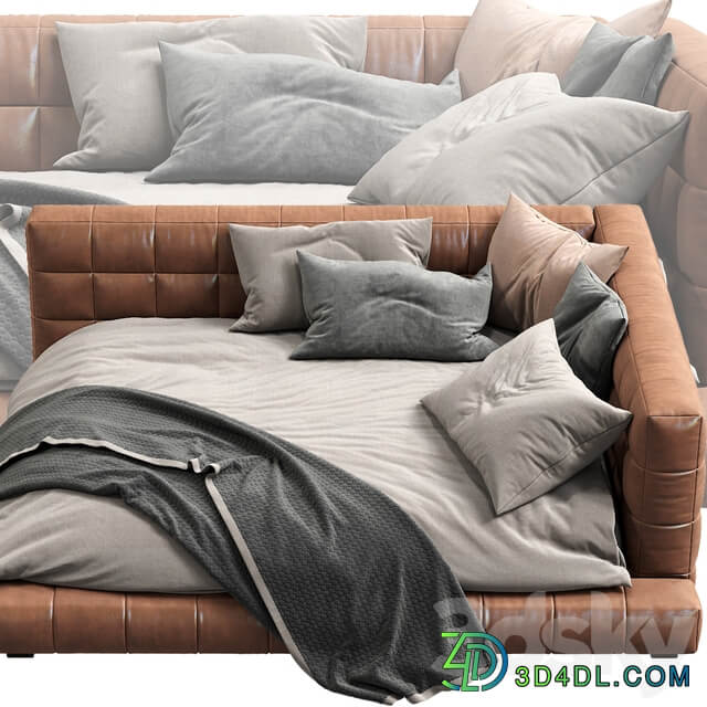 Bed Baldwin Lounge Corner Upholstered Bed