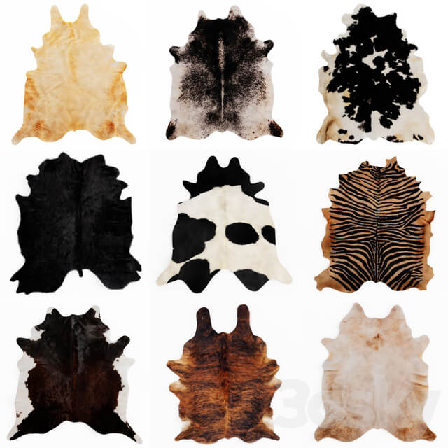 Nine Rugs From Animal Skins 09