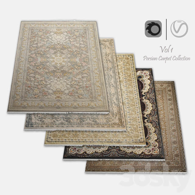 Persian Carpet Collection vol1 4k texture