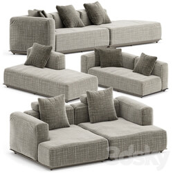 HYBRID OUTDOOR SOFA SET3 by B B ITALIA 