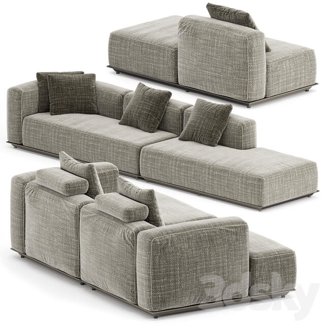 HYBRID OUTDOOR SOFA SET3 by B B ITALIA