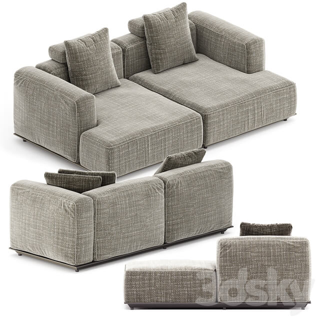 HYBRID OUTDOOR SOFA SET3 by B B ITALIA