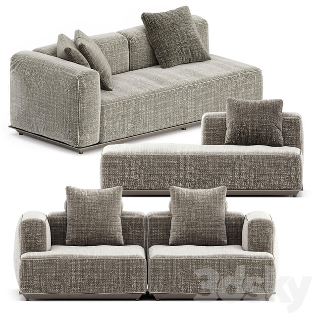 HYBRID OUTDOOR SOFA SET3 by B B ITALIA