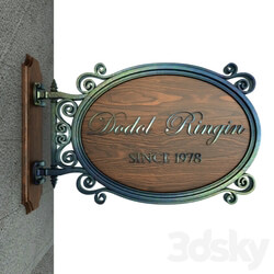 007 Vintage signage 3D Models 