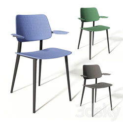 Chair with armrests Midj Joe 