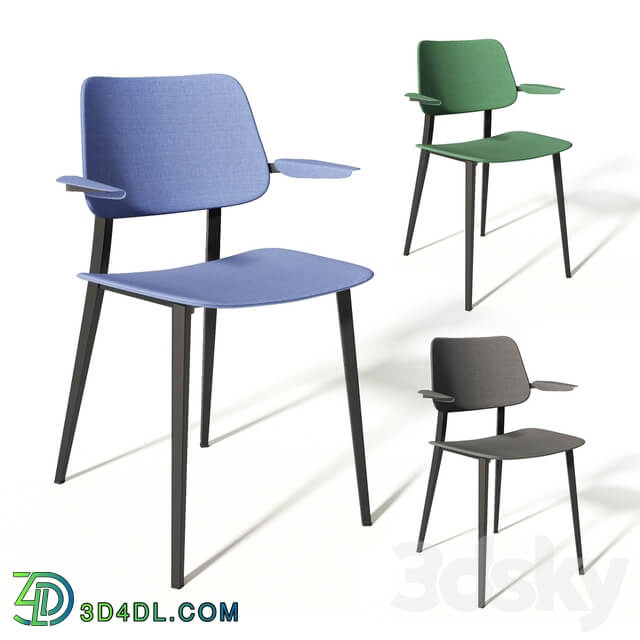Chair with armrests Midj Joe