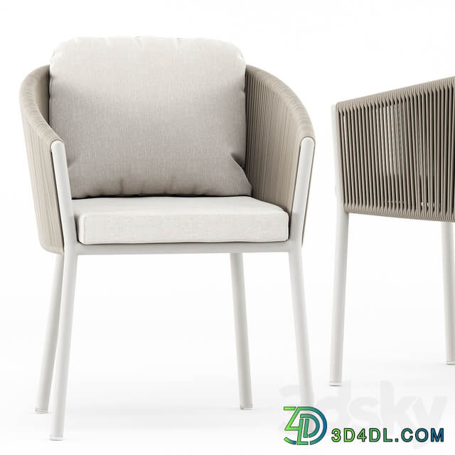 Table Chair OMER ARMCHAIR and ALEXA EXTENDABLE TABLE 62 by akulaliving