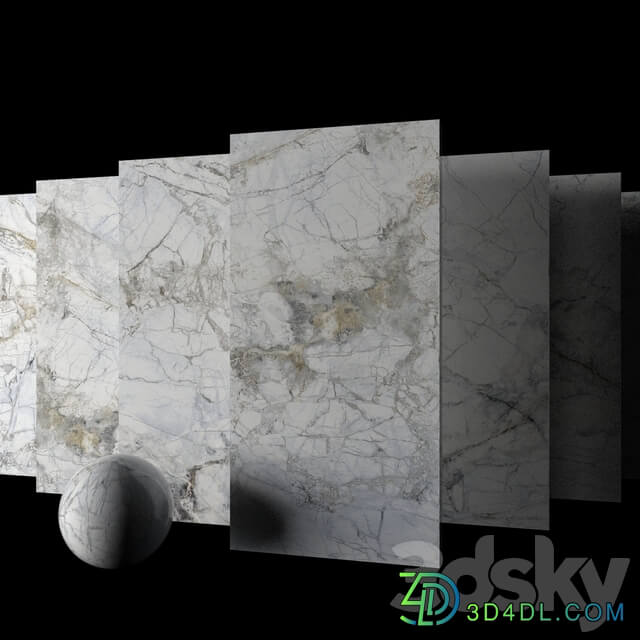Tile Marble Set Museum Supreme White Set 1