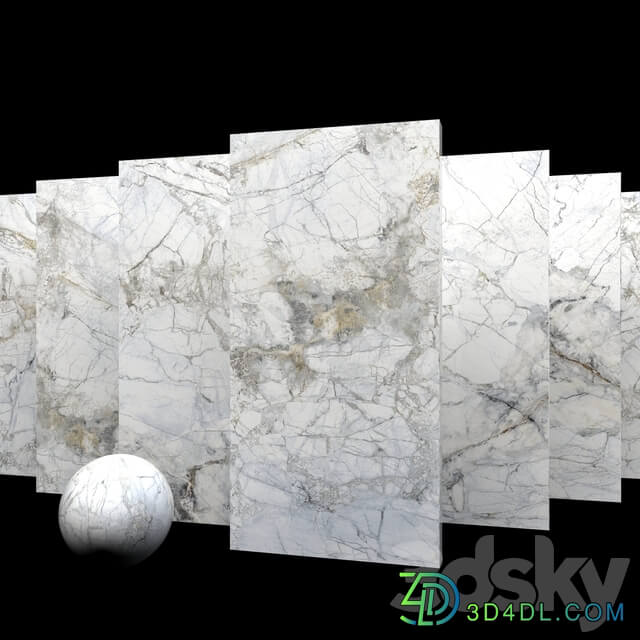 Tile Marble Set Museum Supreme White Set 1