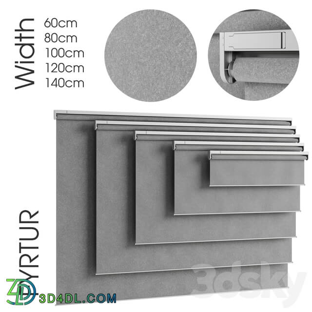 FYRTUR Ikea block out roller blind