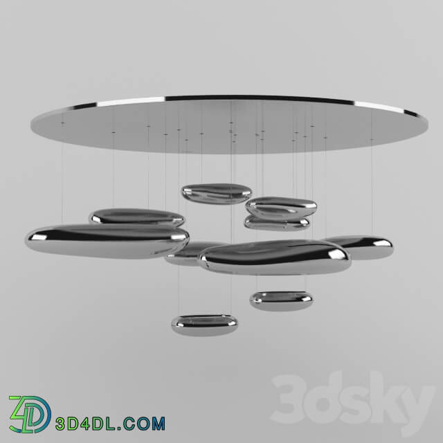 MERCURY SOFFITTO Pendant light 3D Models