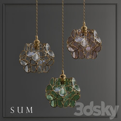 Sum Pendant light 3D Models 