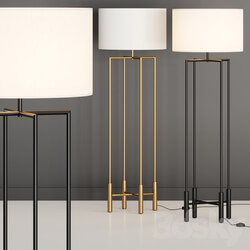Crate and Barrel Bodil Four Legged Floor Lamp 