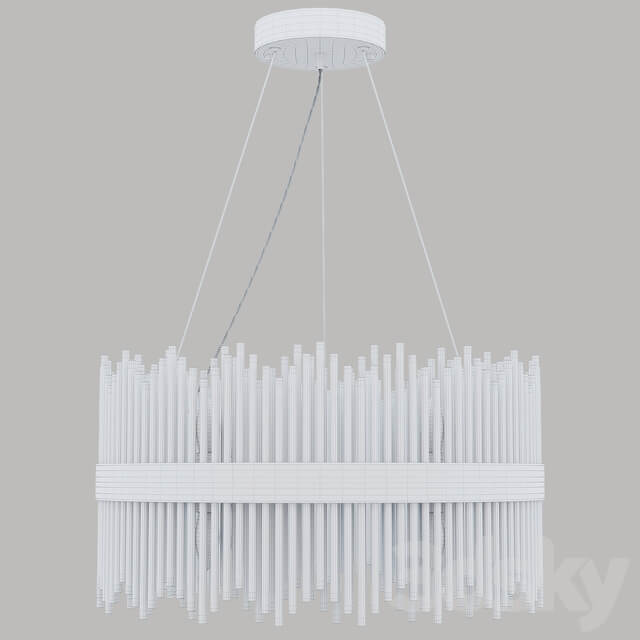 Garda Decor. Glass chandelier 62GDW 901 600 Pendant light 3D Models