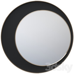 Round mirror with velor Vigo LaRedoute 