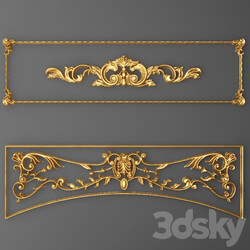 Stucco Frame. 3D Models 