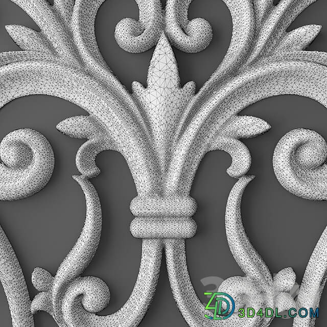 Stucco Frame. 3D Models