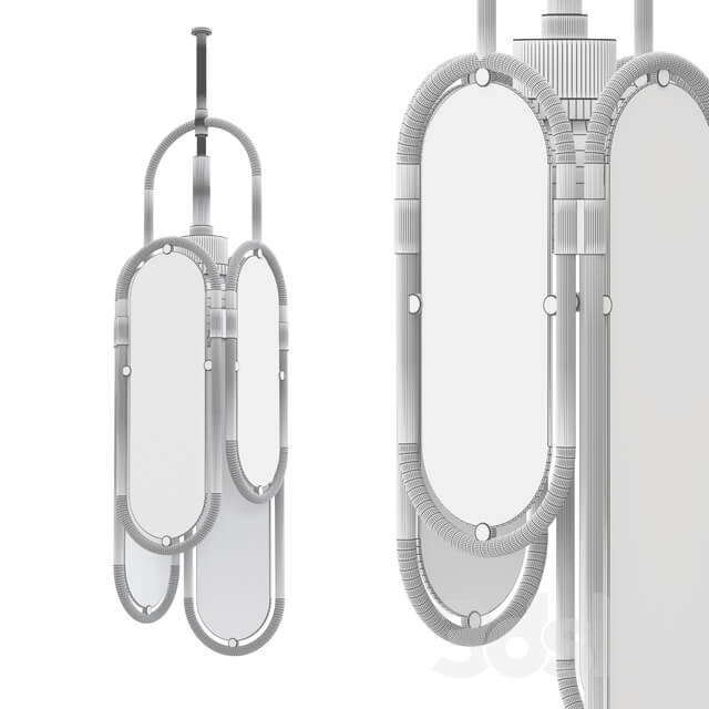 Chandelier Mydriaz Boudoir Suspension Pendant light 3D Models