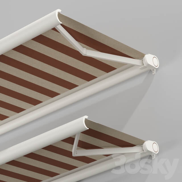 Elbow Awning Cassette Awning 01 3D Models