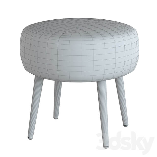 Round chair fur 2
