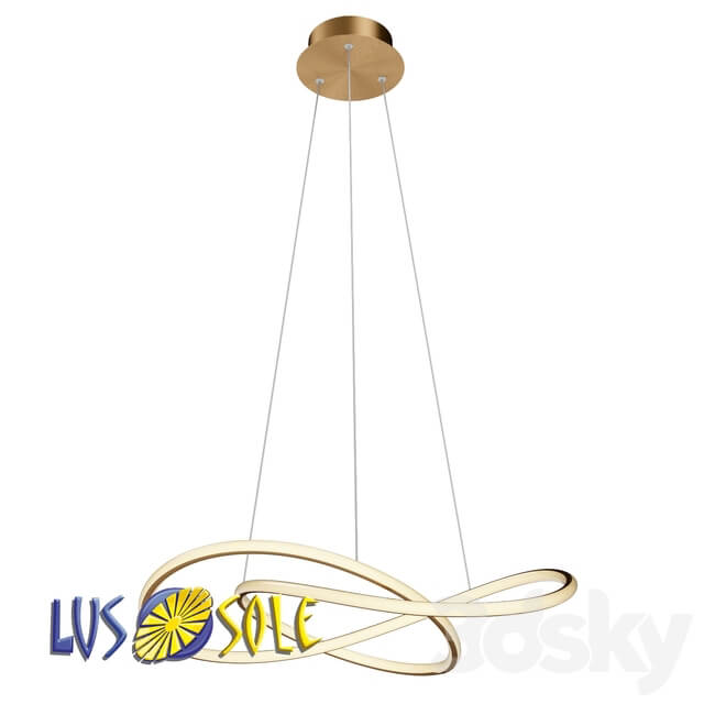 OM Chandelier Lussole Loft Ingersoll LSP 8348 Pendant light 3D Models