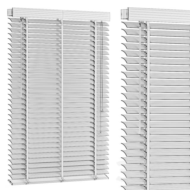 Wood Venetian Blind 01