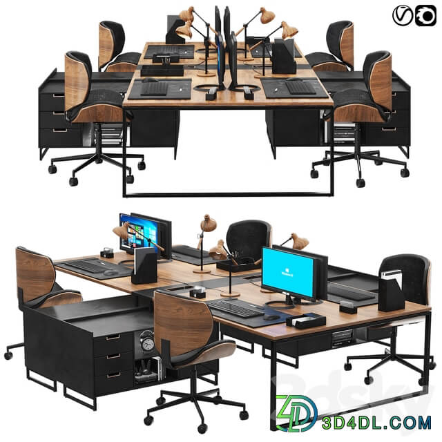 office furniture set 02