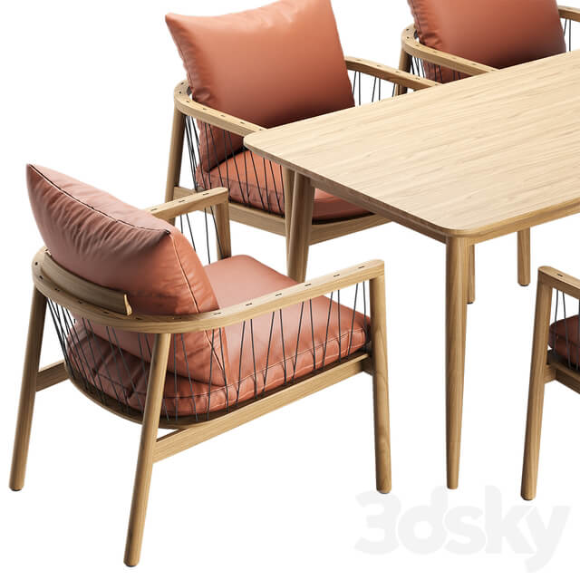 Table Chair Kerry Lounge Chair Tate Walnut Extendable Midcentury Dining Table