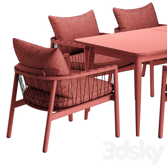 Table Chair Kerry Lounge Chair Tate Walnut Extendable Midcentury Dining Table