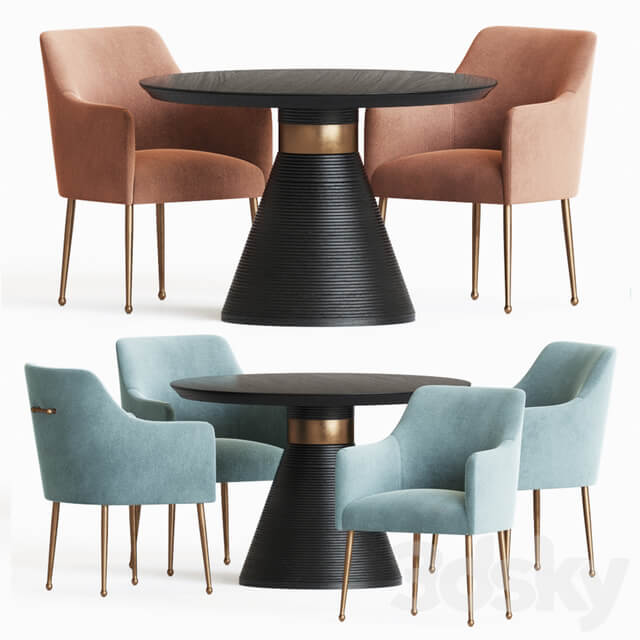Table Chair Dining Set 74