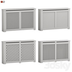 Decorative radiator screen set 03 