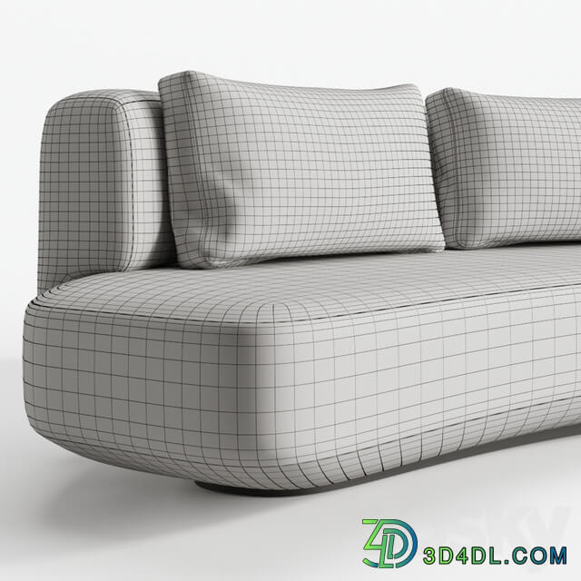 Audrey sofa 270 by Gallotti Radice
