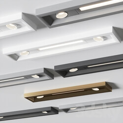 Modular Lighting Fixtures QBINI GENERAL LED recessed ceiling lamp Design by Florent Coirier Collection Qbini 
