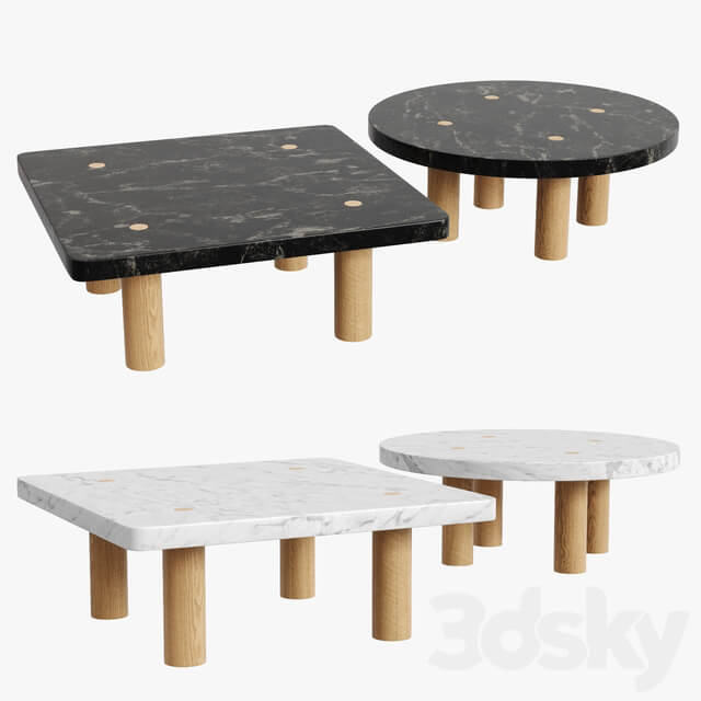 Stone Column Coffee Table by Fort Standard