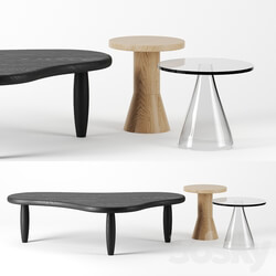 Coffee tables set by Massproductions 