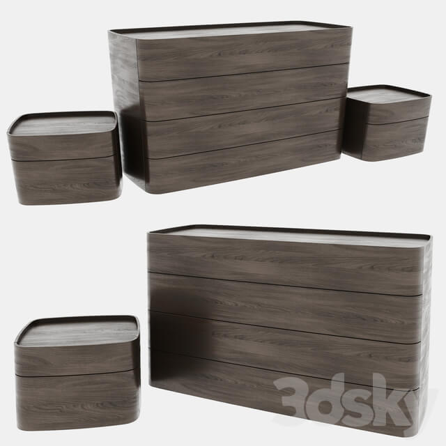 Sideboard Chest of drawer Norman bedside table