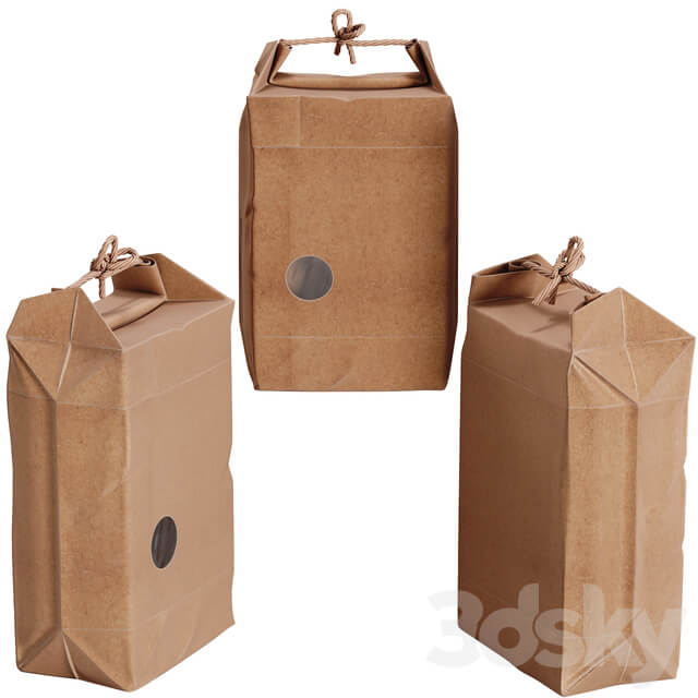 Other decorative objects Kraft paper bag