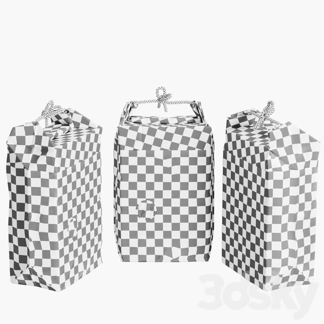 Other decorative objects Kraft paper bag