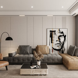 3D Interior Scene File 3dsmax Model Livingroom 572 By Hai 